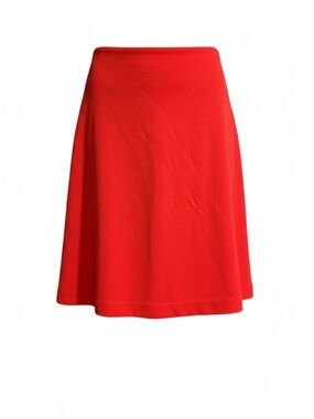 🔻Cabi Red A-Line Skirt Size 10 Style #3219 Poppy Knee-Length